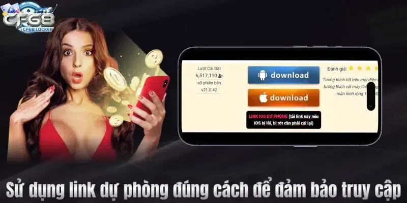 Sử dụng link dự phòng đúng cách để đảm bảo truy cập